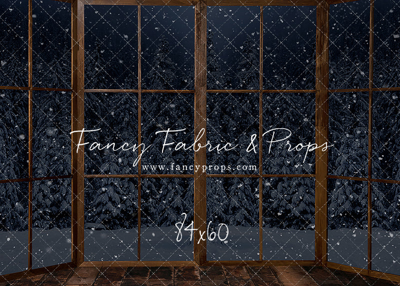 Midnight Snowy Bay View - Mini Room