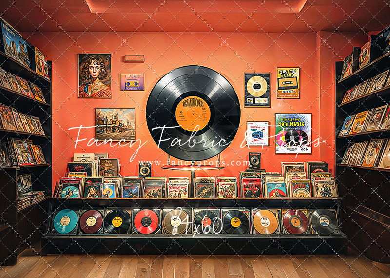 Vinyl Revival Room - Records Floor Version