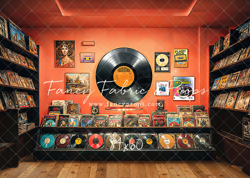 Vinyl Revival Room - Wood Floor Version