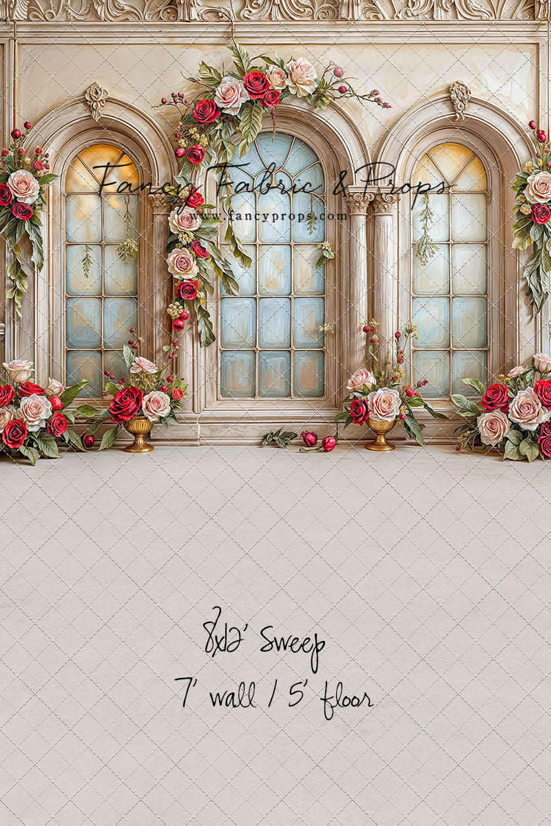 Gilded Holiday Windows - with Sweep Option