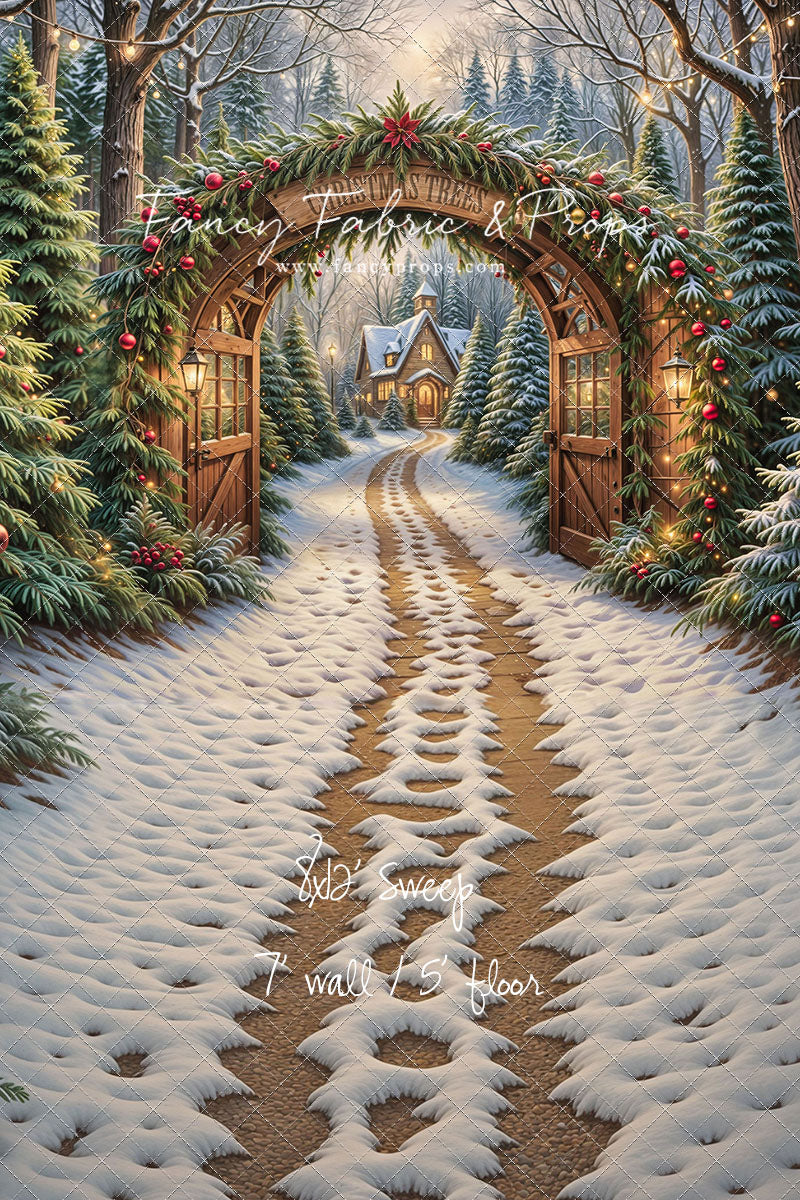 Christmas Path To Home - with Sweep Option