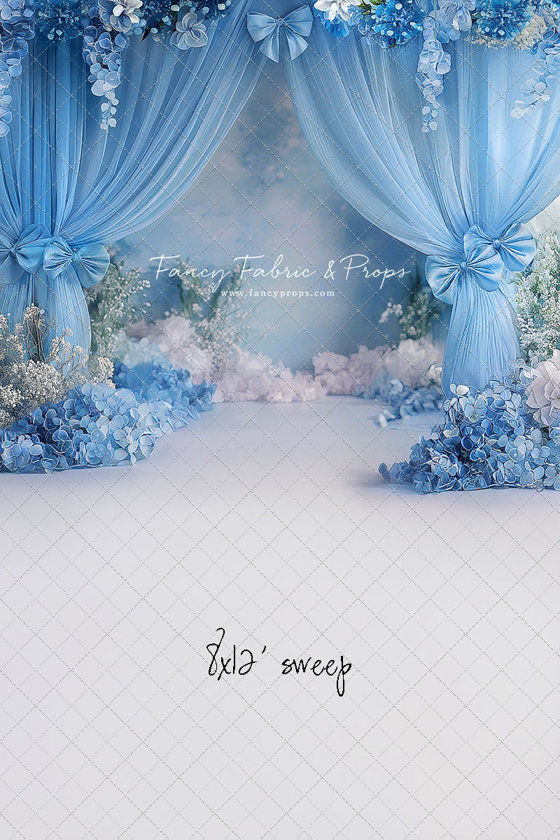 Little Bow Blue - With Sweep Option