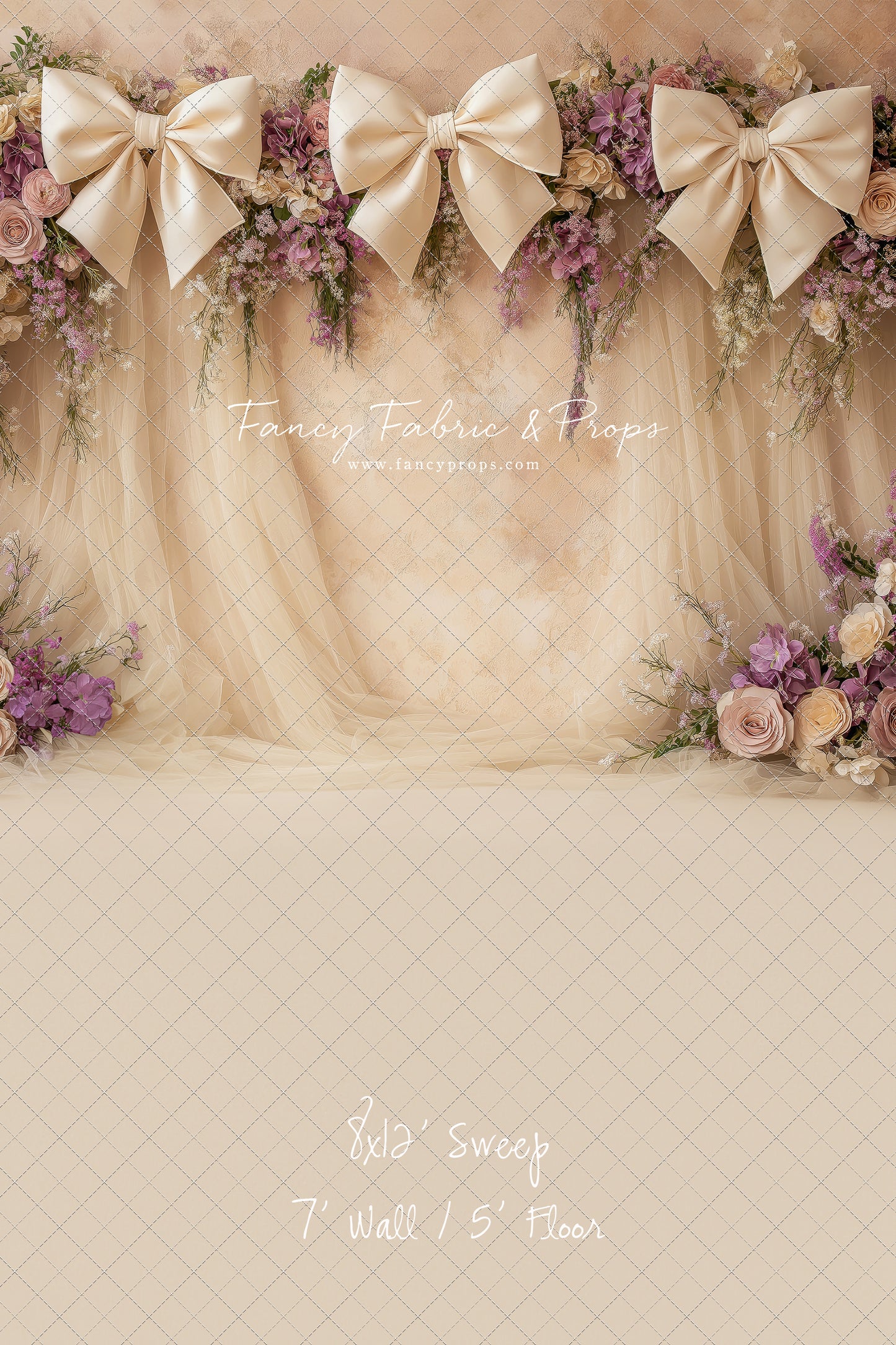 Luxe Lavender Blooms - With Sweep Option