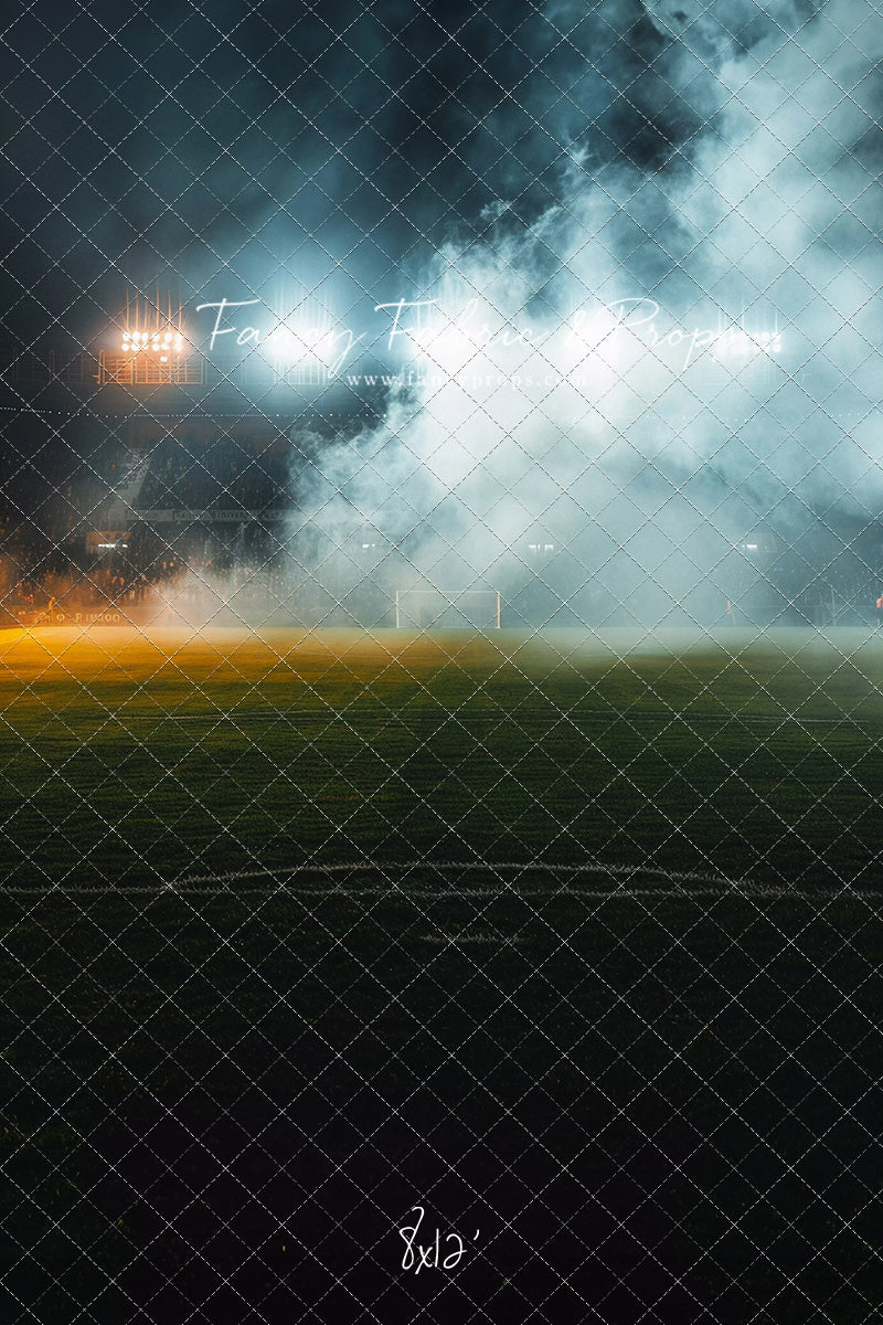 Soccer At Night - Sweep Sizes Only