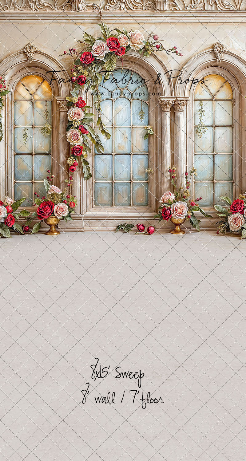 Gilded Holiday Windows - with Sweep Option