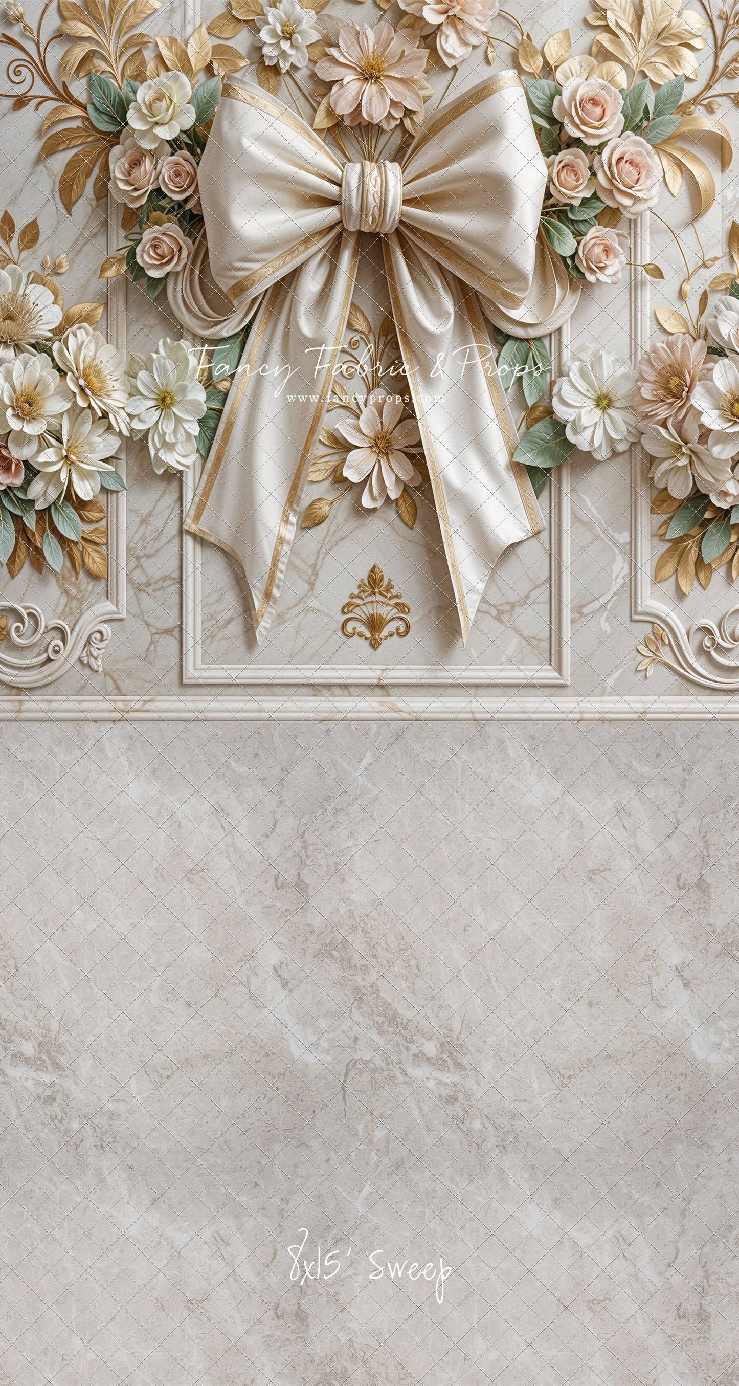 Ivory Luxe - With Sweep Option