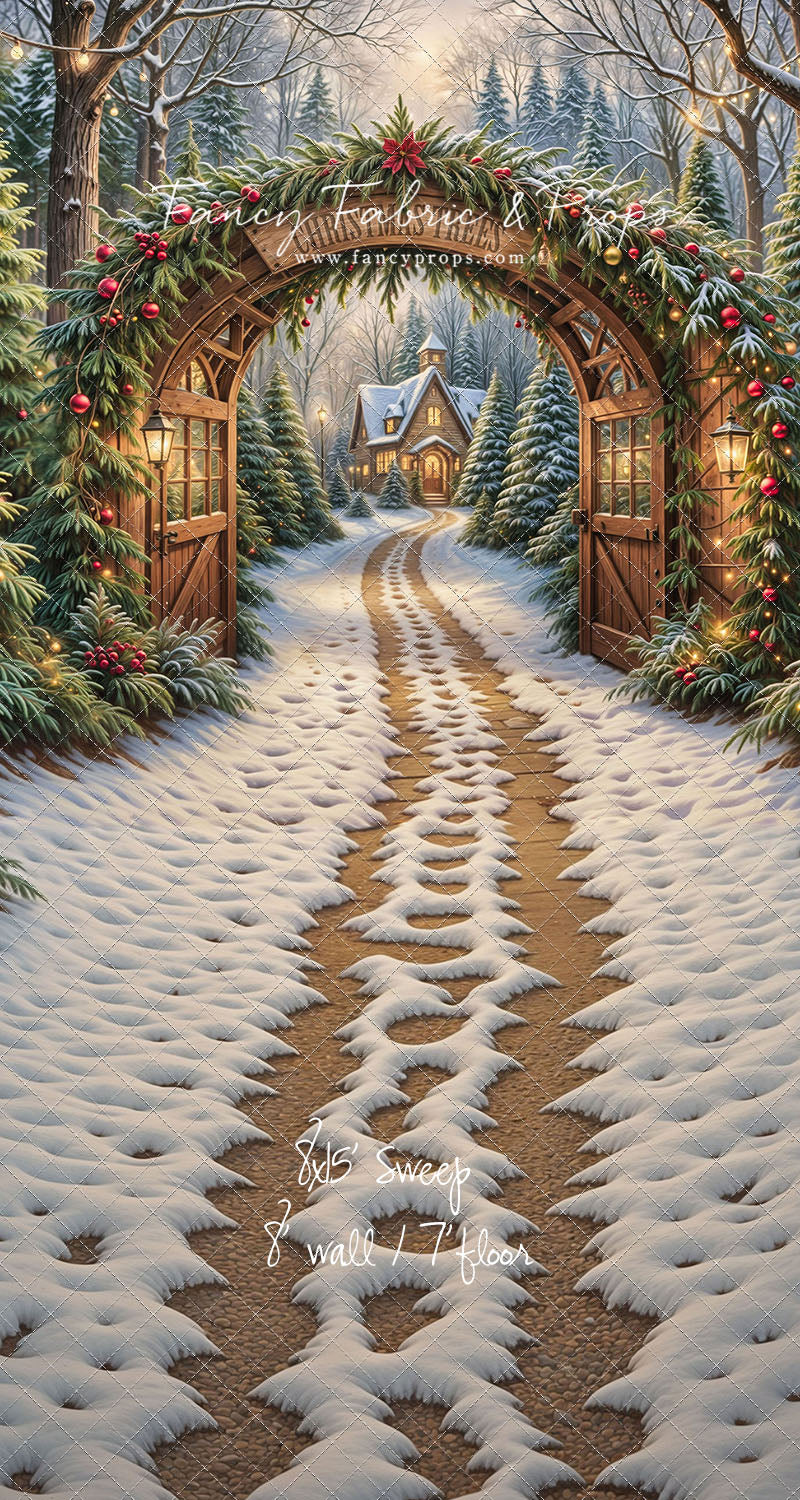 Christmas Path To Home - with Sweep Option