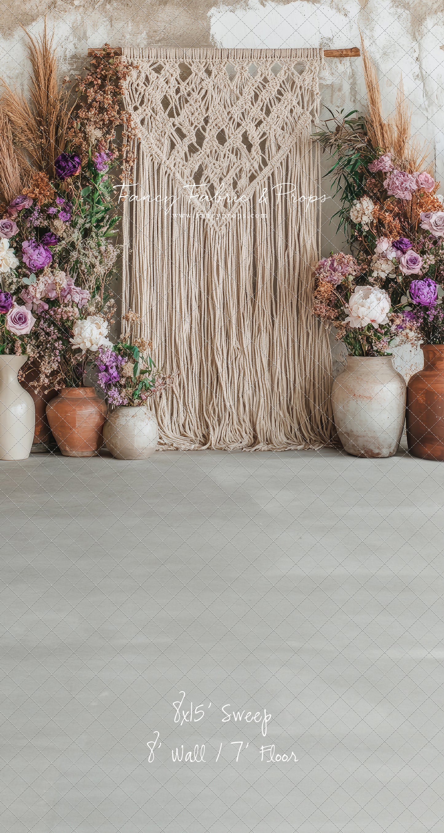 Floral Fringe Haven - With Sweep Option