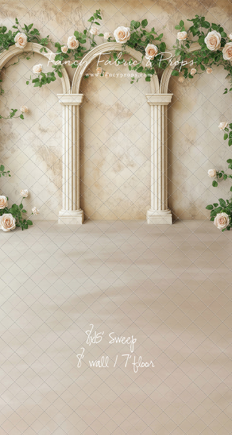 Ivory Arch Garden - With Sweep Option