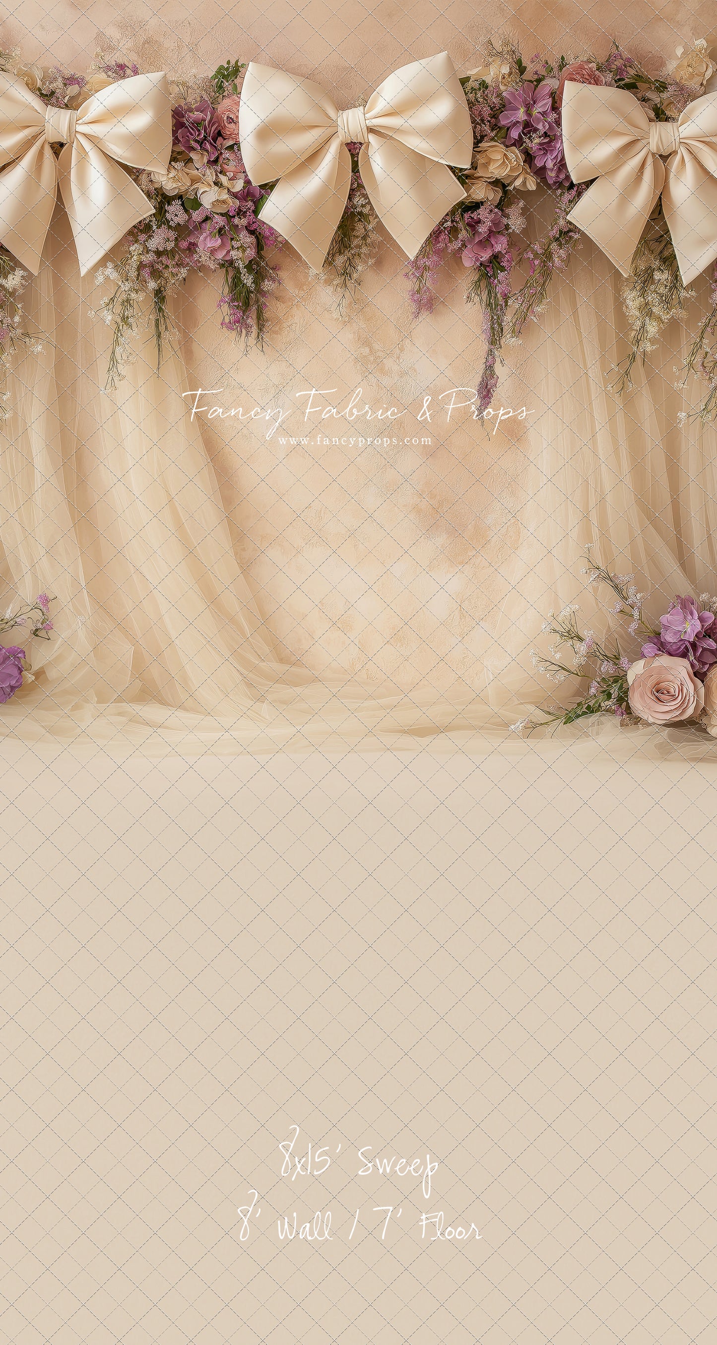 Luxe Lavender Blooms - With Sweep Option