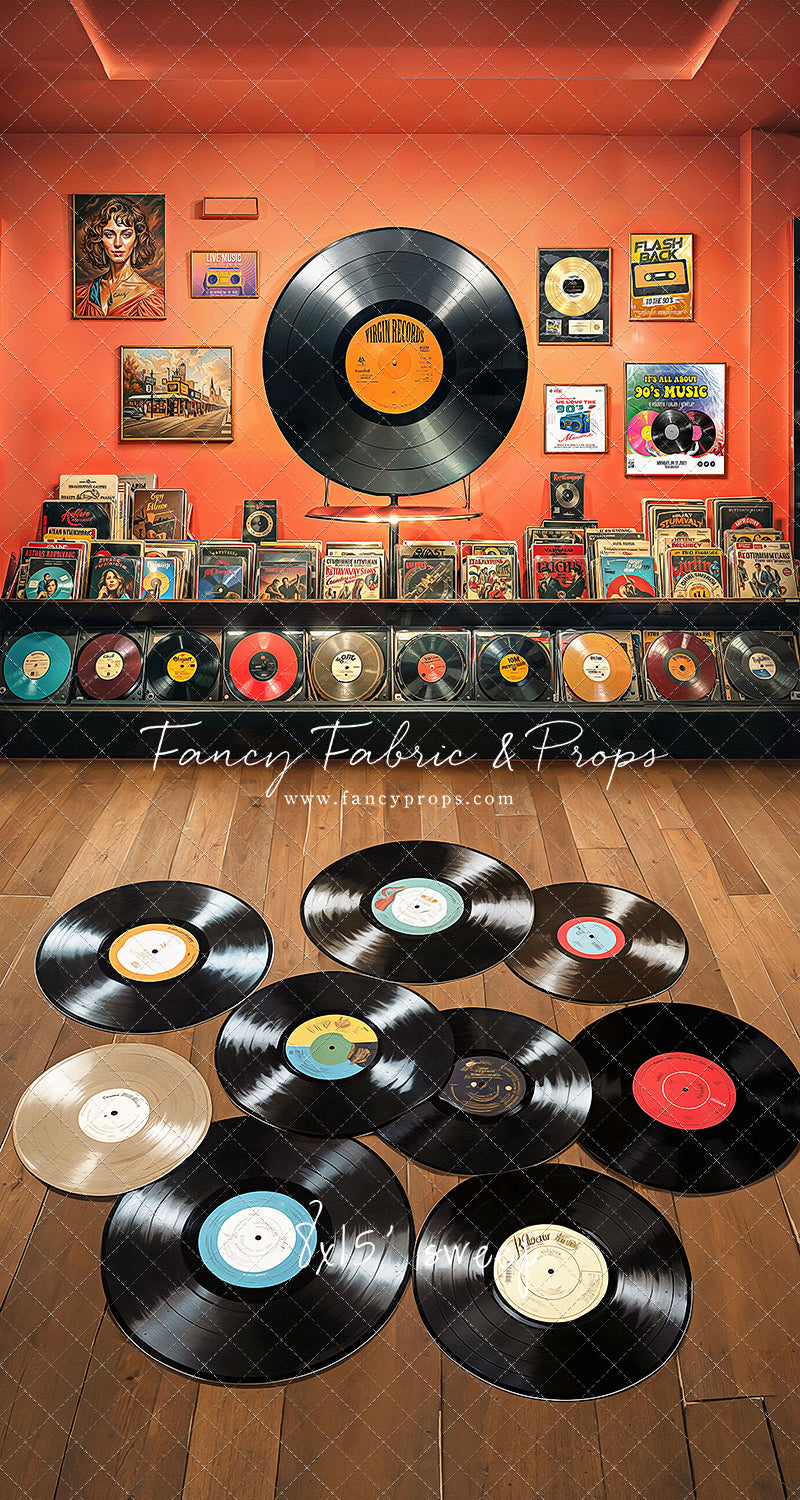 Vinyl Revival Room - Records Floor Version