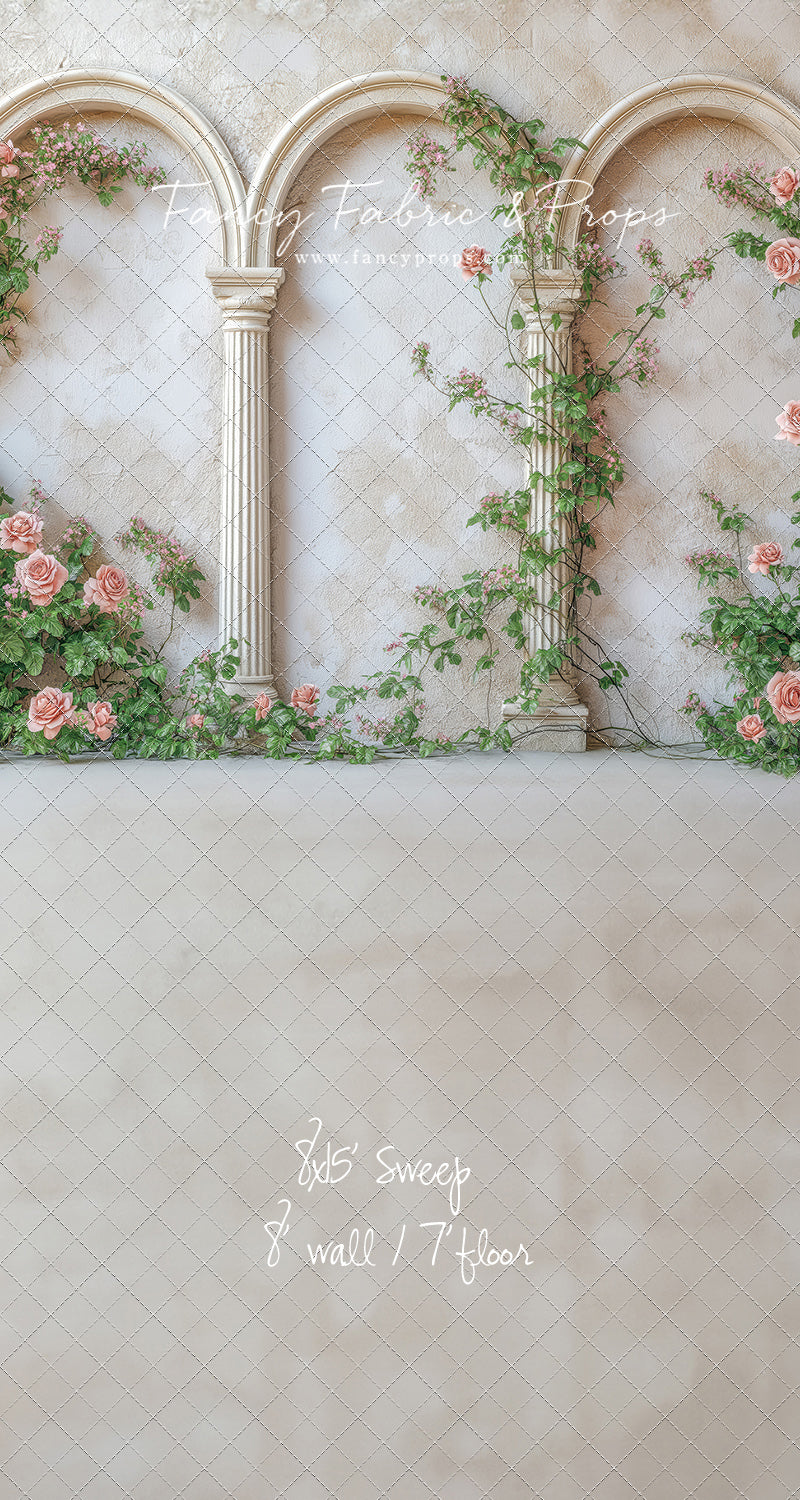 Whispering Rose Courtyard - With Sweep Option