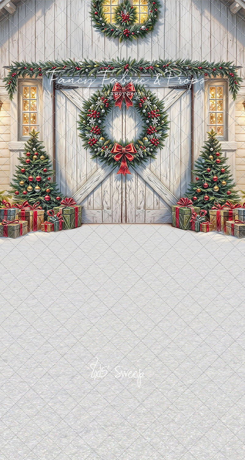 Winter Welcome Barn - with Sweep Option