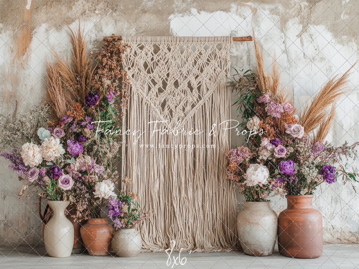 Floral Fringe Haven - With Sweep Option