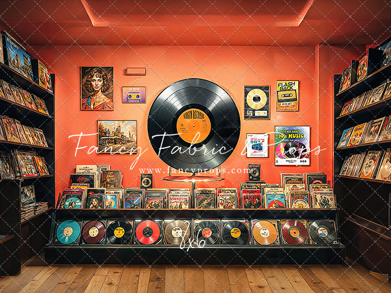 Vinyl Revival Room - Wood Floor Version