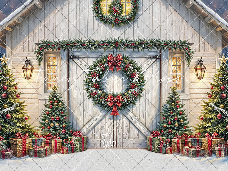 Winter Welcome Barn - with Sweep Option