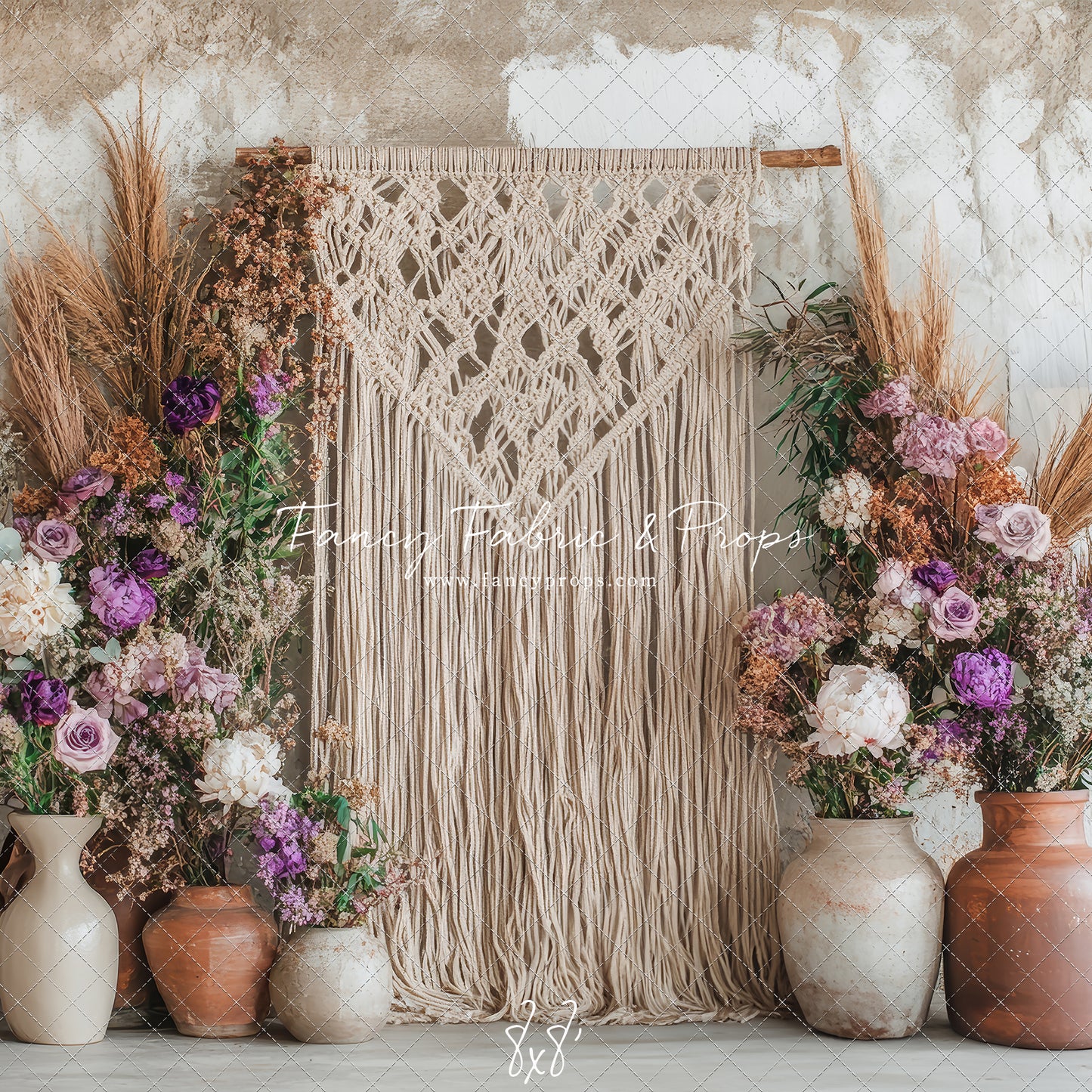 Floral Fringe Haven - With Sweep Option