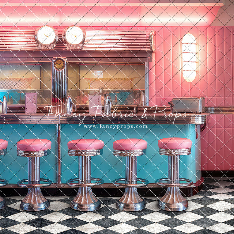 Rockin Retro Pastel Diner - Room