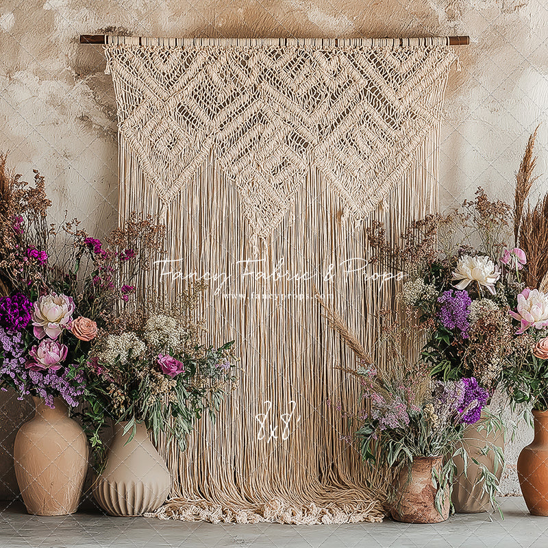 Wildflower Macrame - With Sweep Option