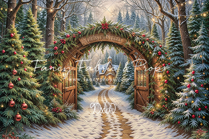 Christmas Path To Home - with Sweep Option