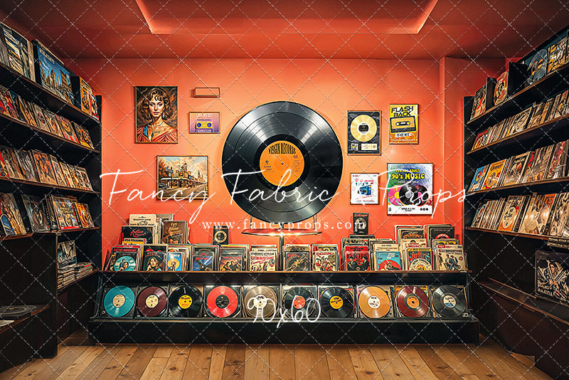 Vinyl Revival Room - Wood Floor Version
