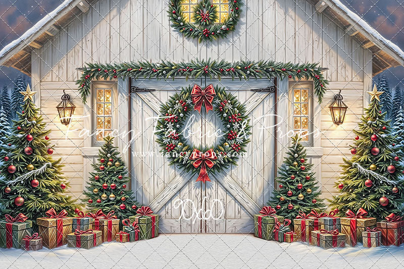 Winter Welcome Barn - with Sweep Option