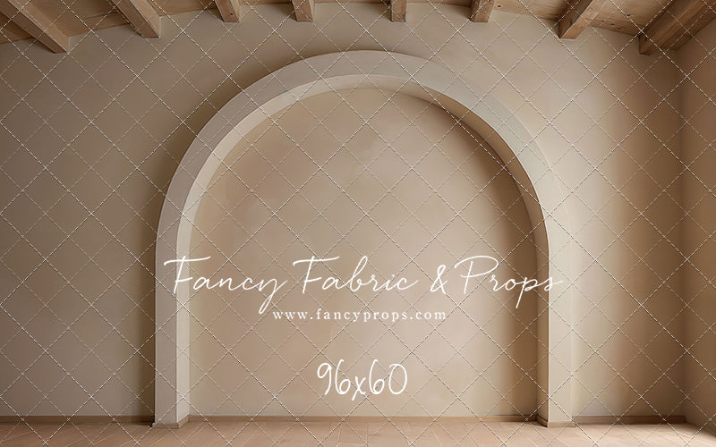 Beige Elegant Arch - Wood Floor - With Sweep Option