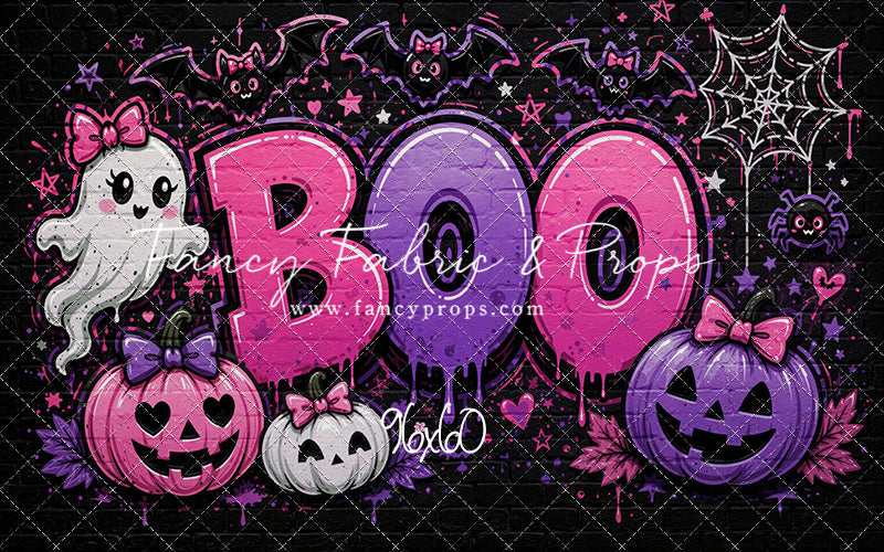 Bubblegum Boo Wall - With Sweep Option
