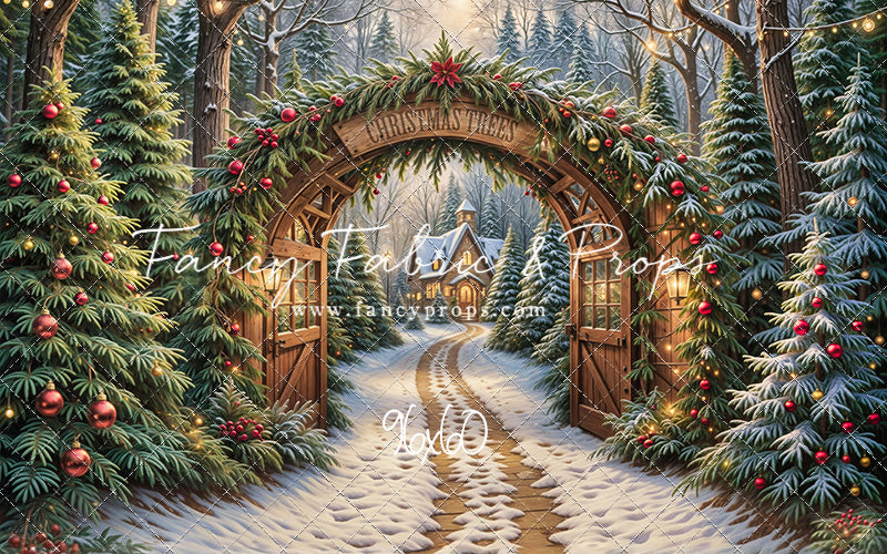 Christmas Path To Home - with Sweep Option