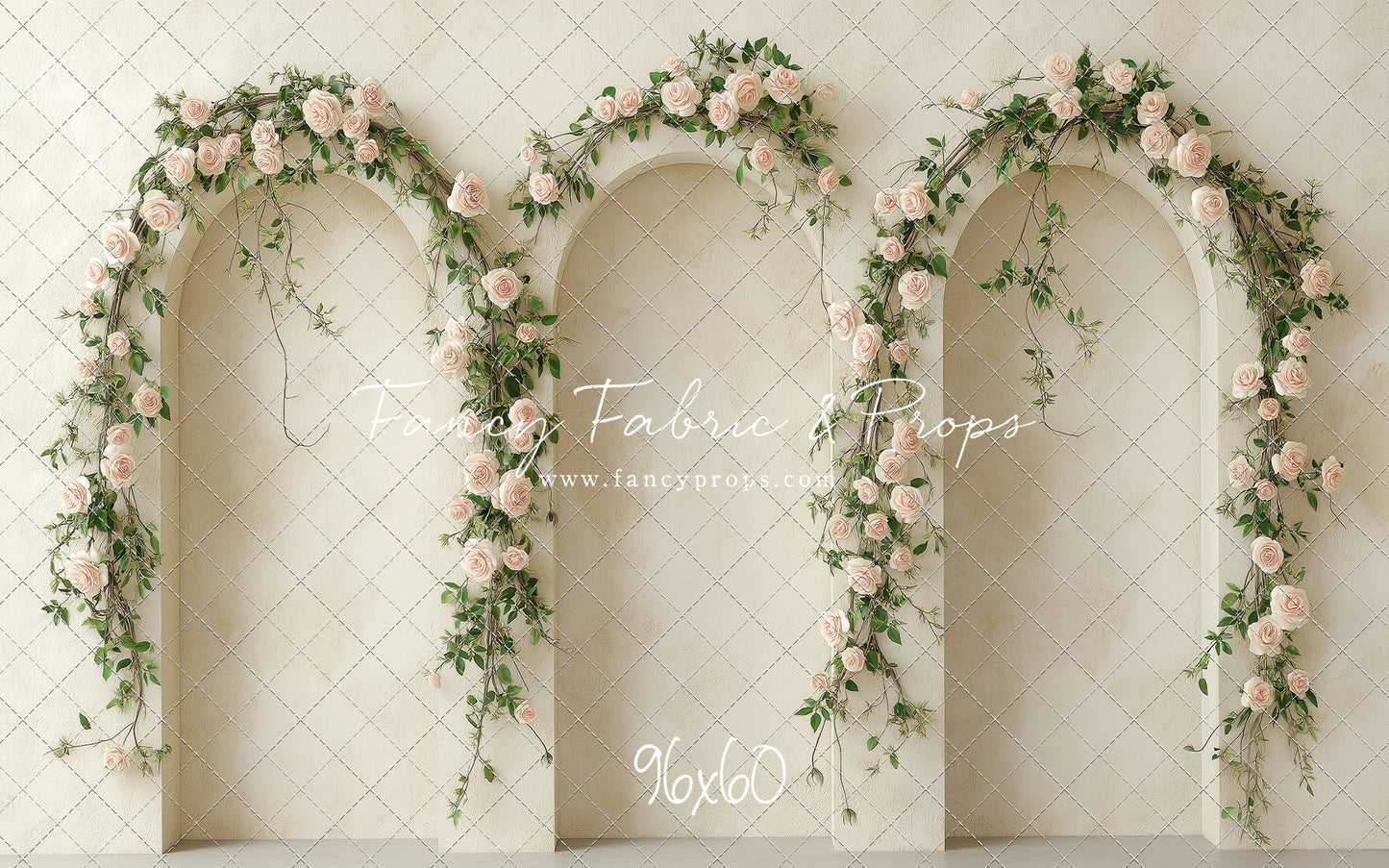 Cream Rose Courtyard - With Sweep Option