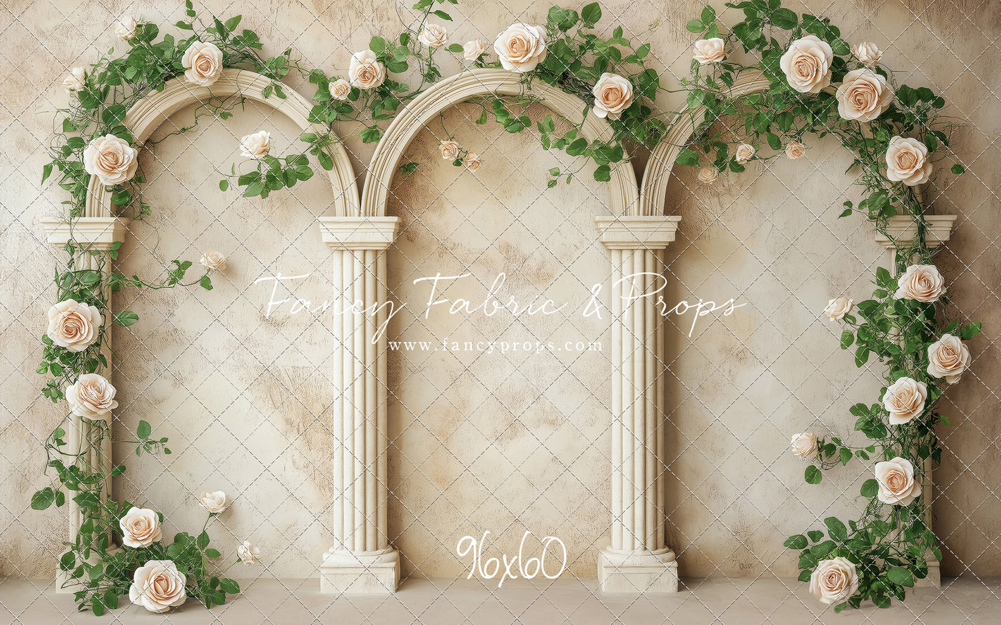 Ivory Arch Garden - With Sweep Option