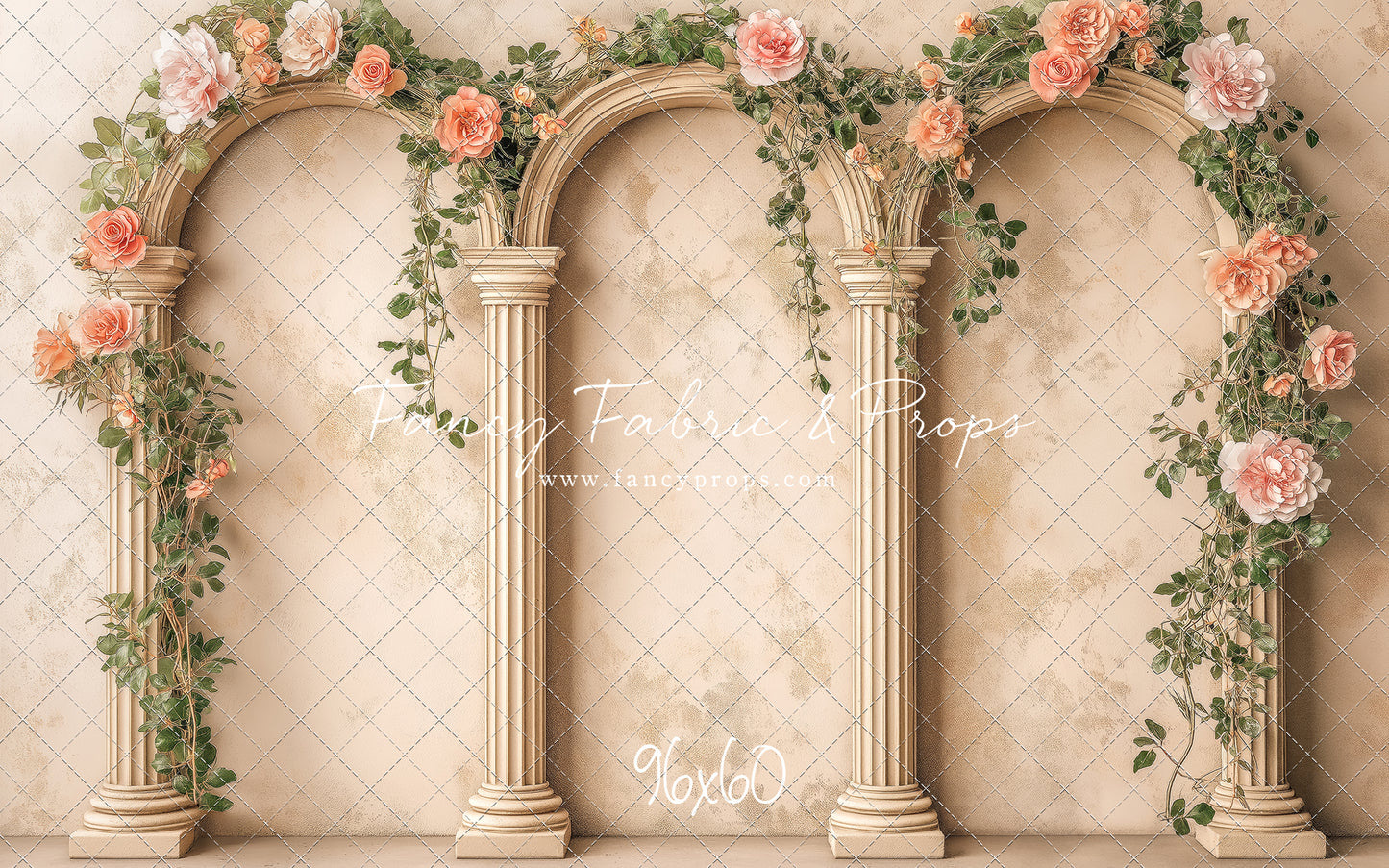 Peach Bloom Garden - With Sweep Option