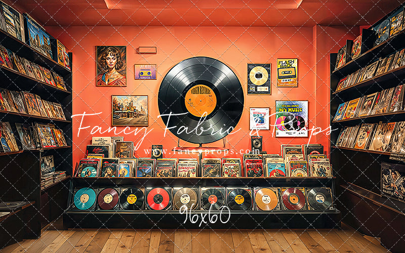 Vinyl Revival Room - Wood Floor Version