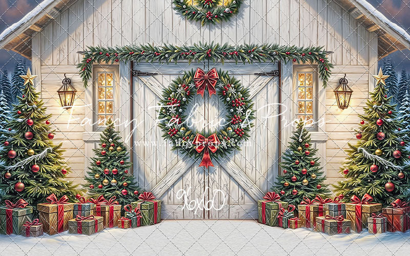 Winter Welcome Barn - with Sweep Option