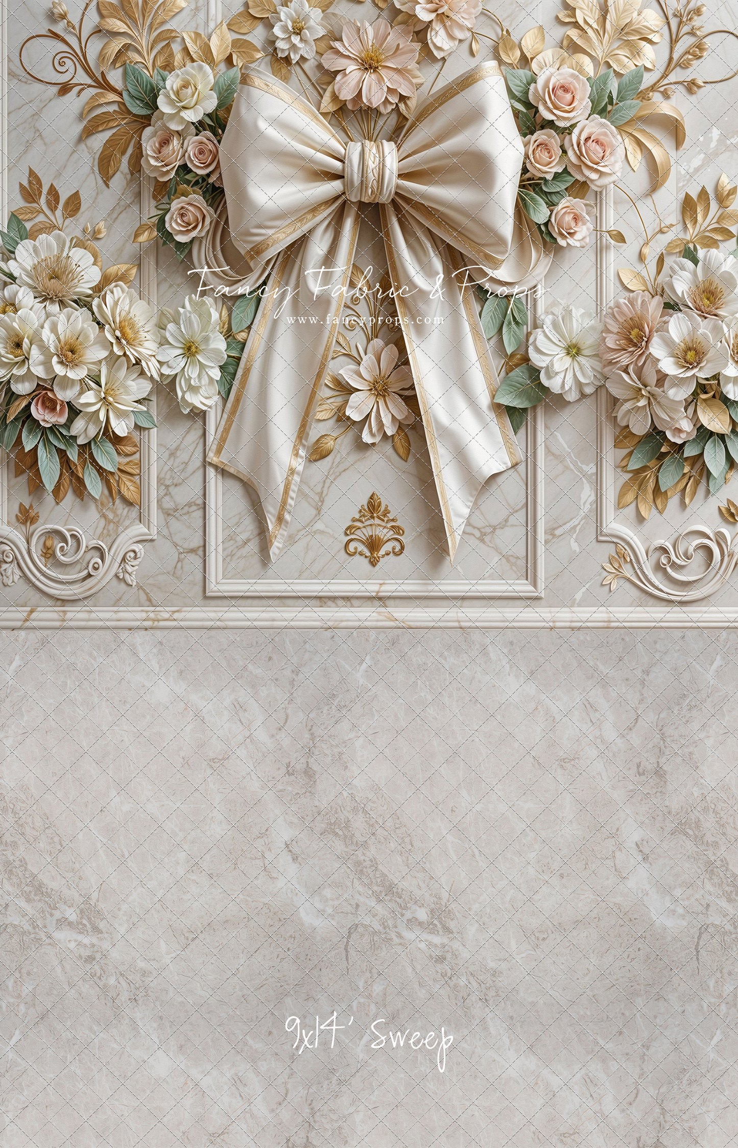 Ivory Luxe - With Sweep Option