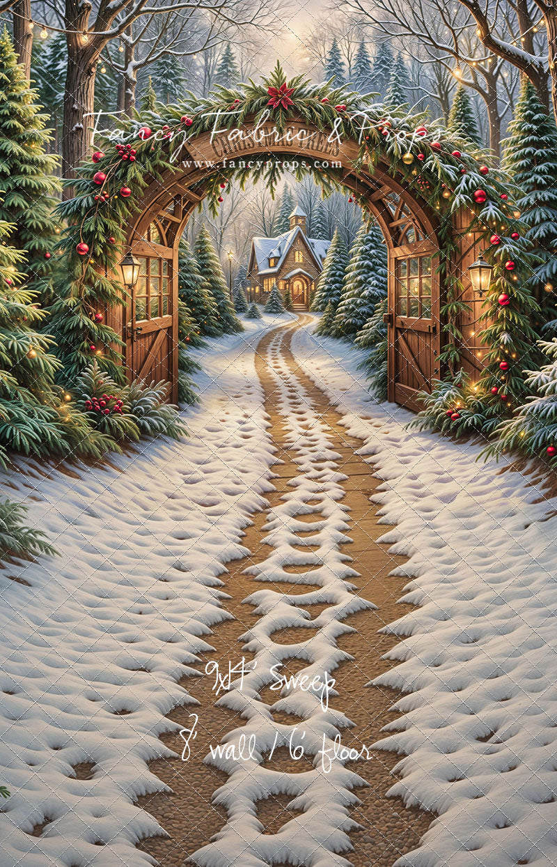 Christmas Path To Home - with Sweep Option
