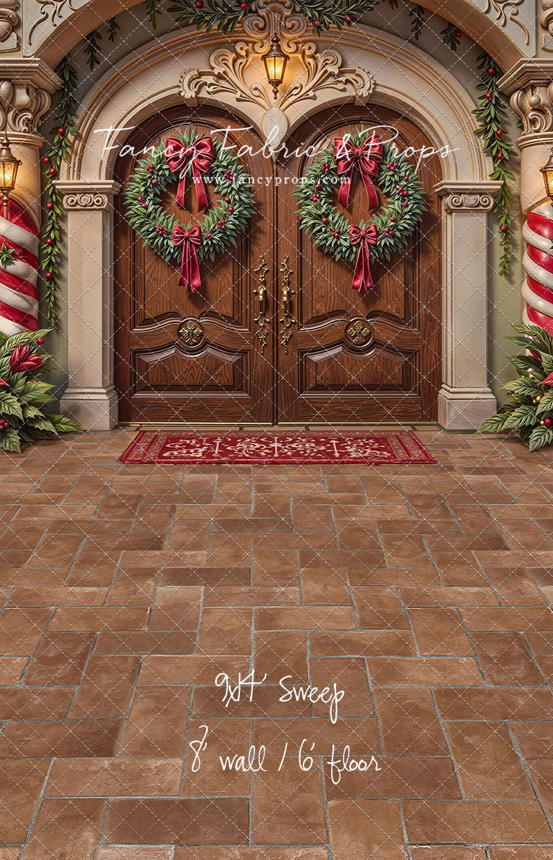 RTS Christmas At Evergreen Hall - 9x14' Sweep - Value Luxe Fabric - Like New - 50% Off