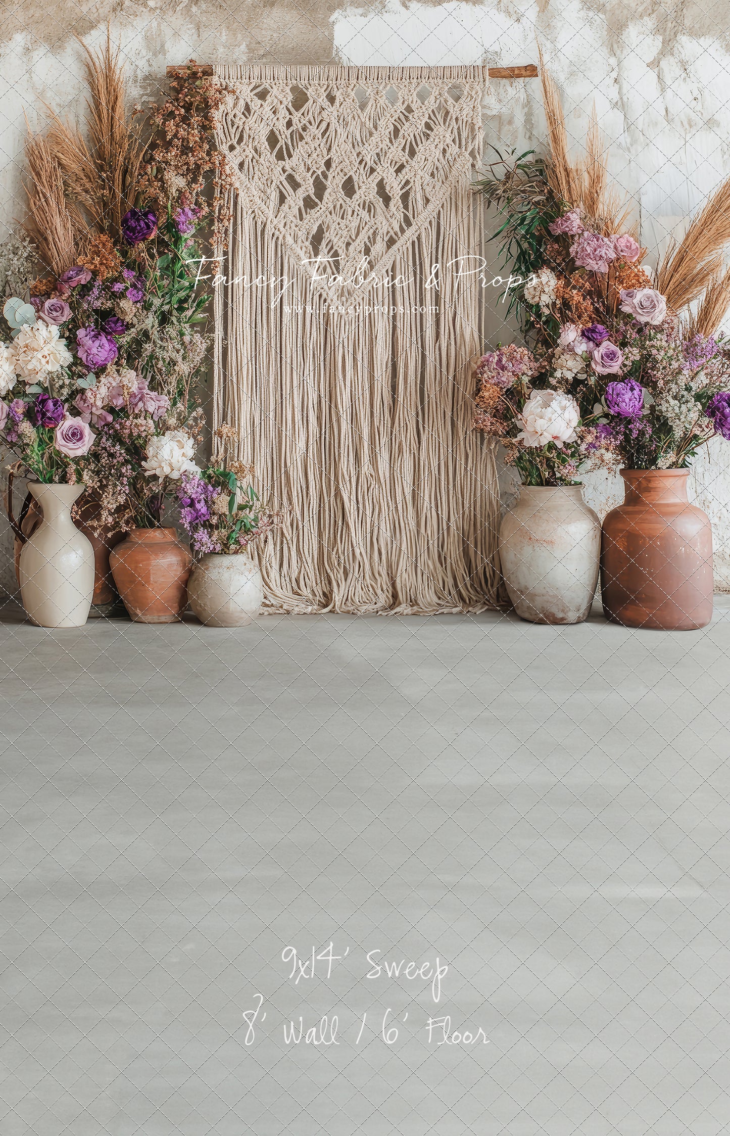 Floral Fringe Haven - With Sweep Option