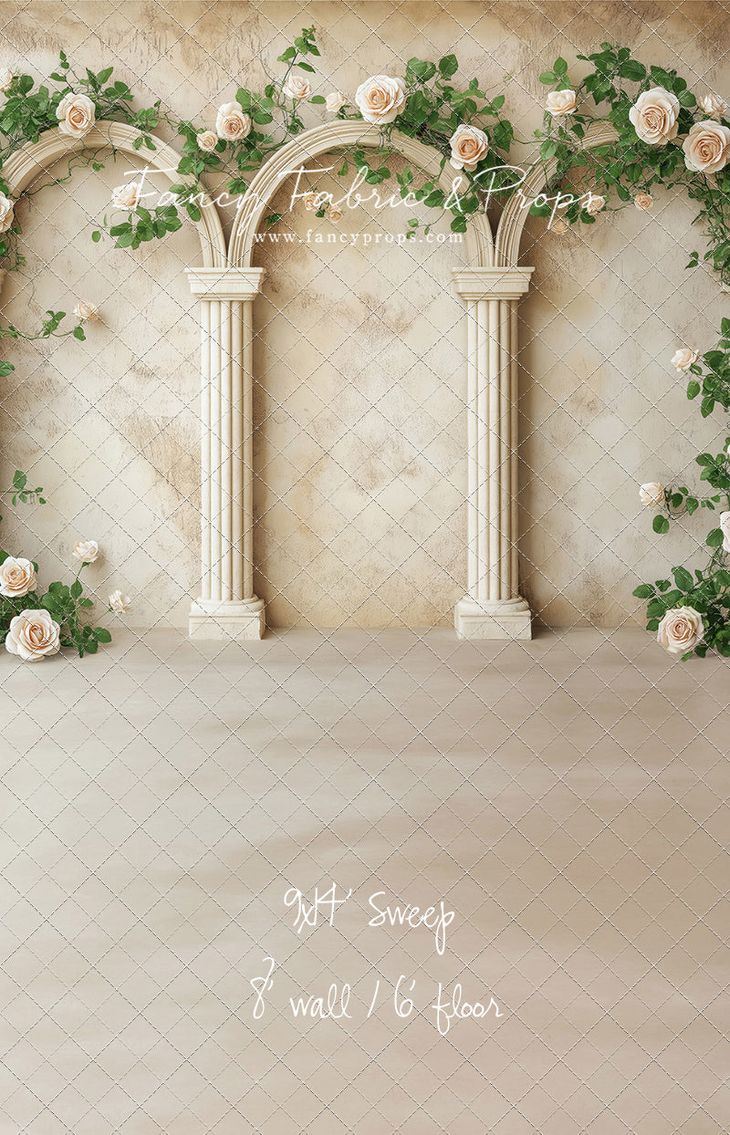 Ivory Arch Garden - With Sweep Option