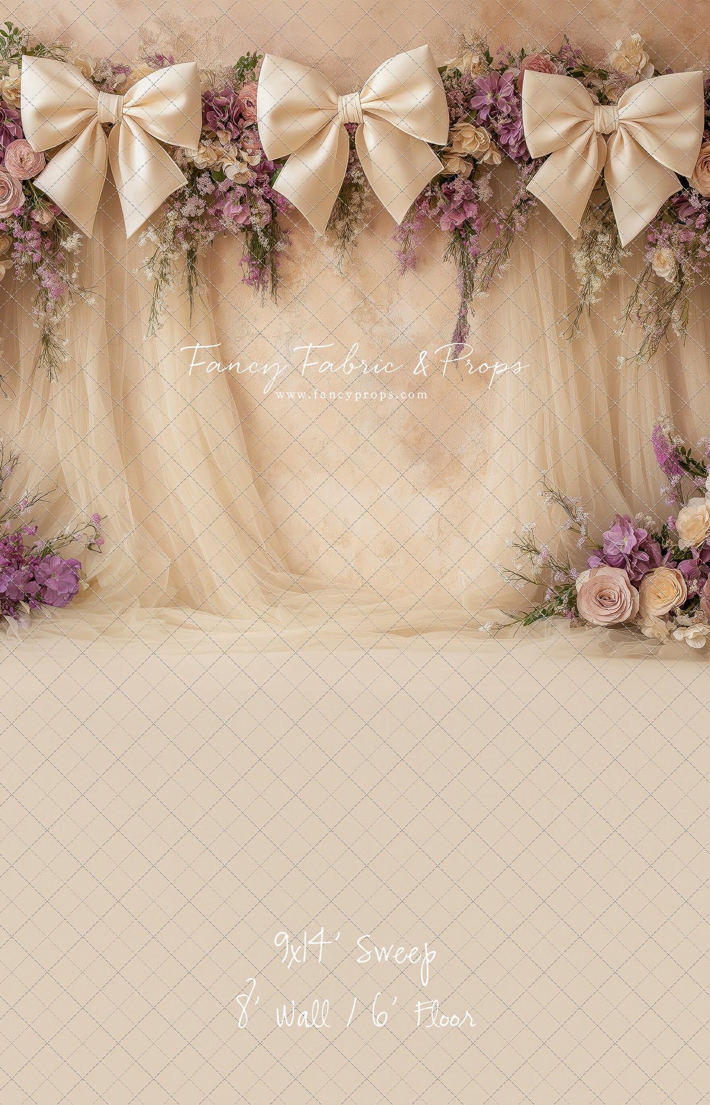 Luxe Lavender Blooms - With Sweep Option