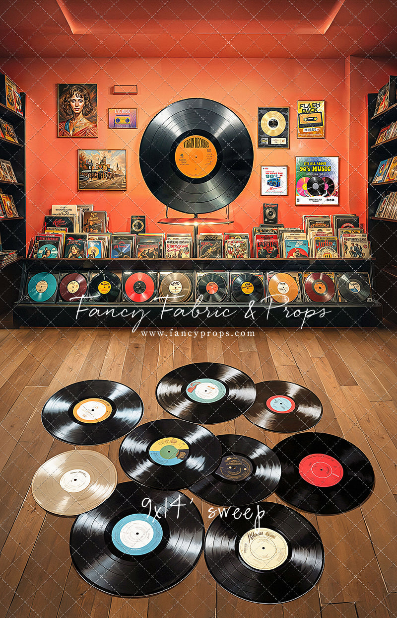 Vinyl Revival Room - Records Floor Version
