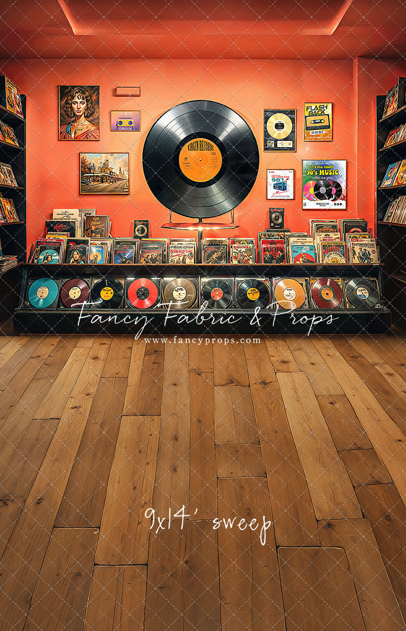 Vinyl Revival Room - Wood Floor Version