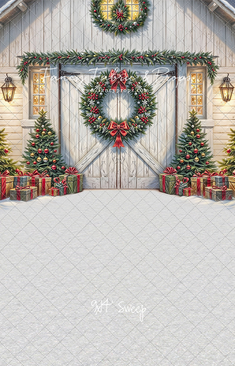 Winter Welcome Barn - with Sweep Option