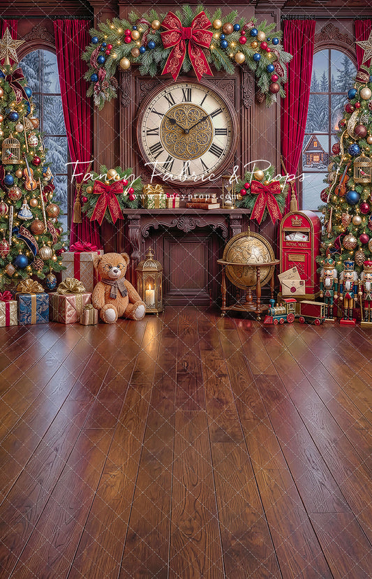 RTS The Grand Christmas Clock - 9x14' Sweep - Value Luxe Fabric - New - 20% Off - Add To Cart for 56% Off Total!