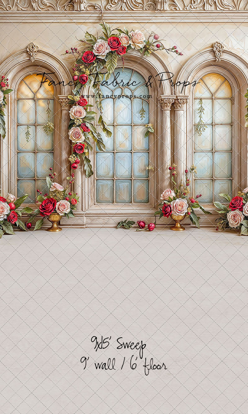 Gilded Holiday Windows - with Sweep Option