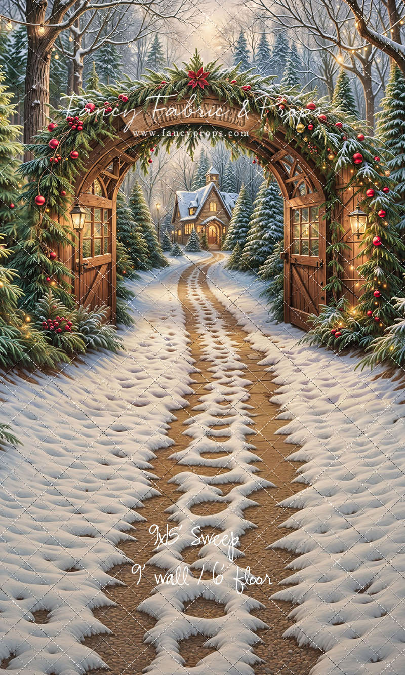 Christmas Path To Home - with Sweep Option