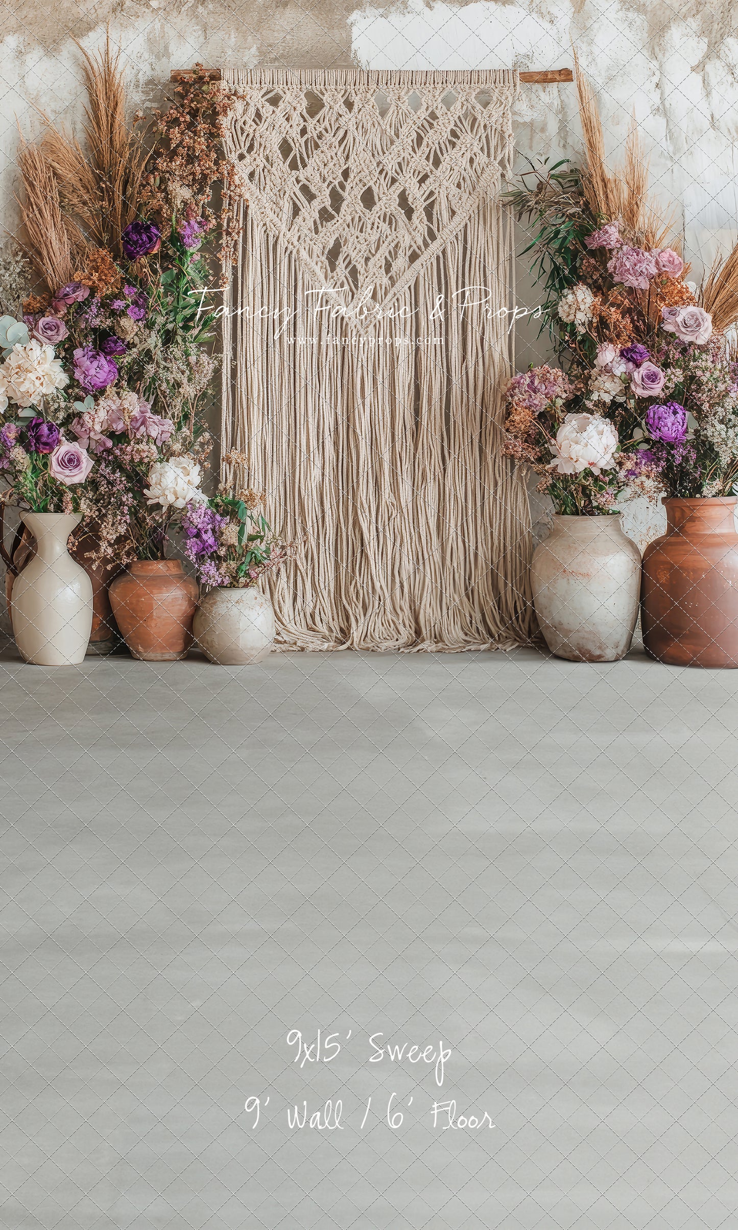 Floral Fringe Haven - With Sweep Option