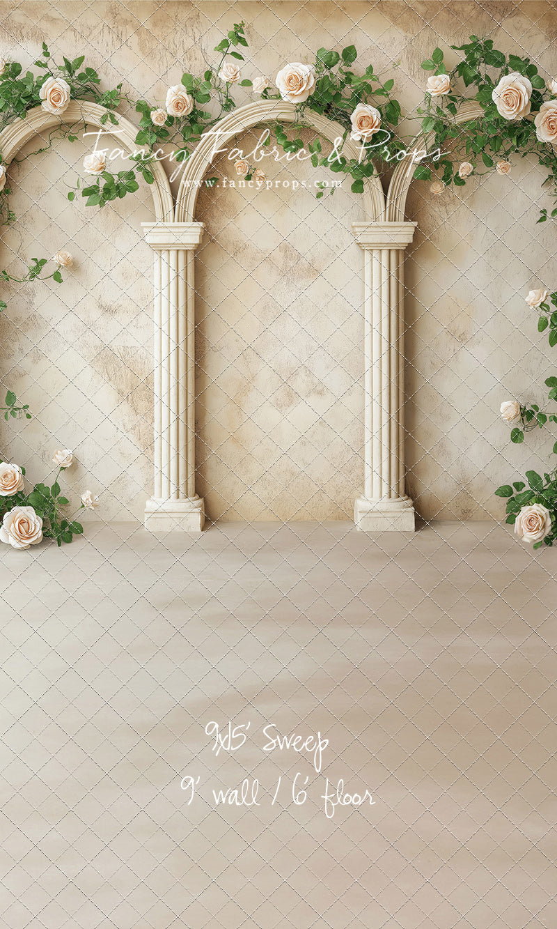 Ivory Arch Garden - With Sweep Option