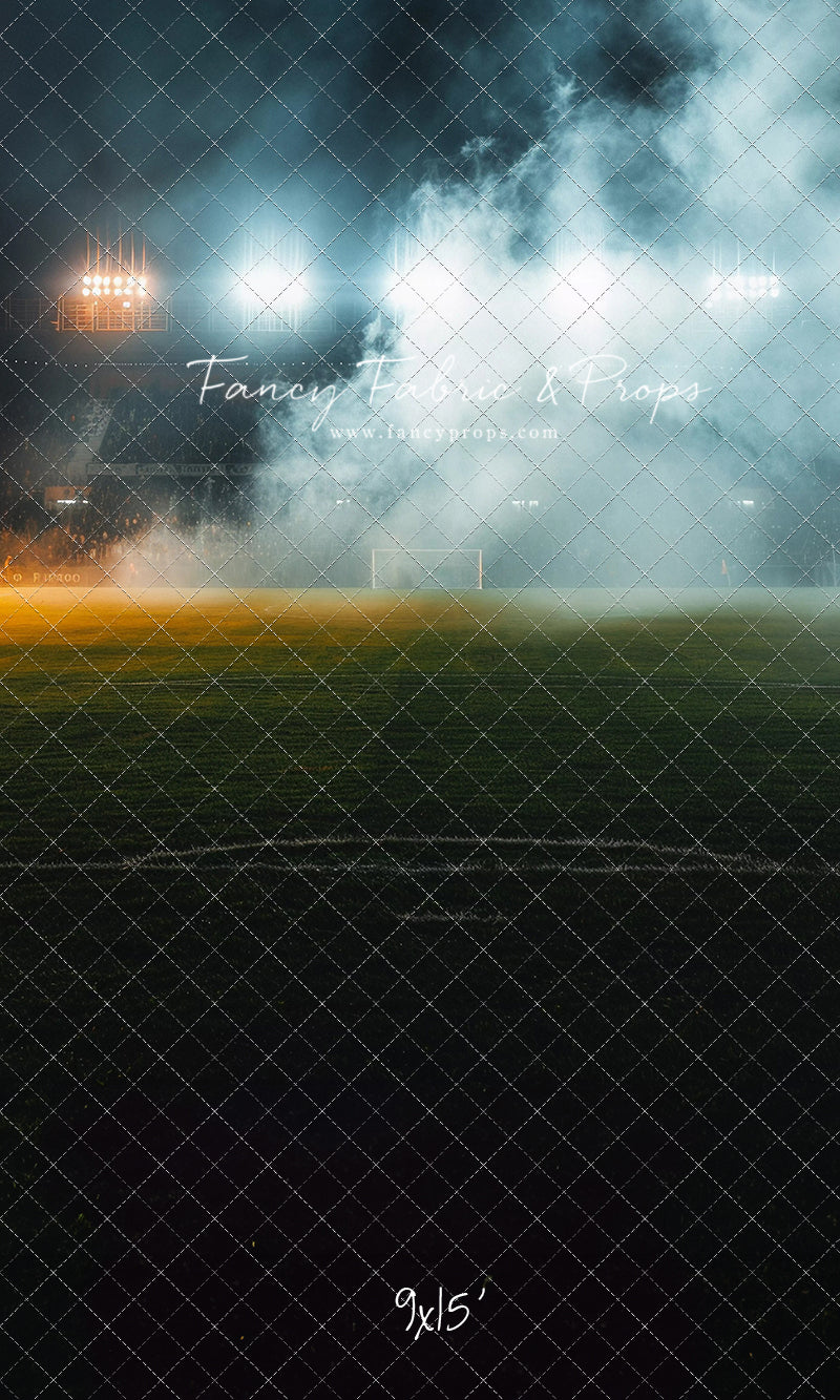 Soccer At Night - Sweep Sizes Only
