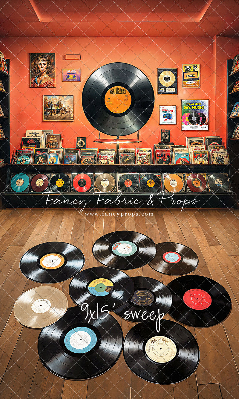 Vinyl Revival Room - Records Floor Version
